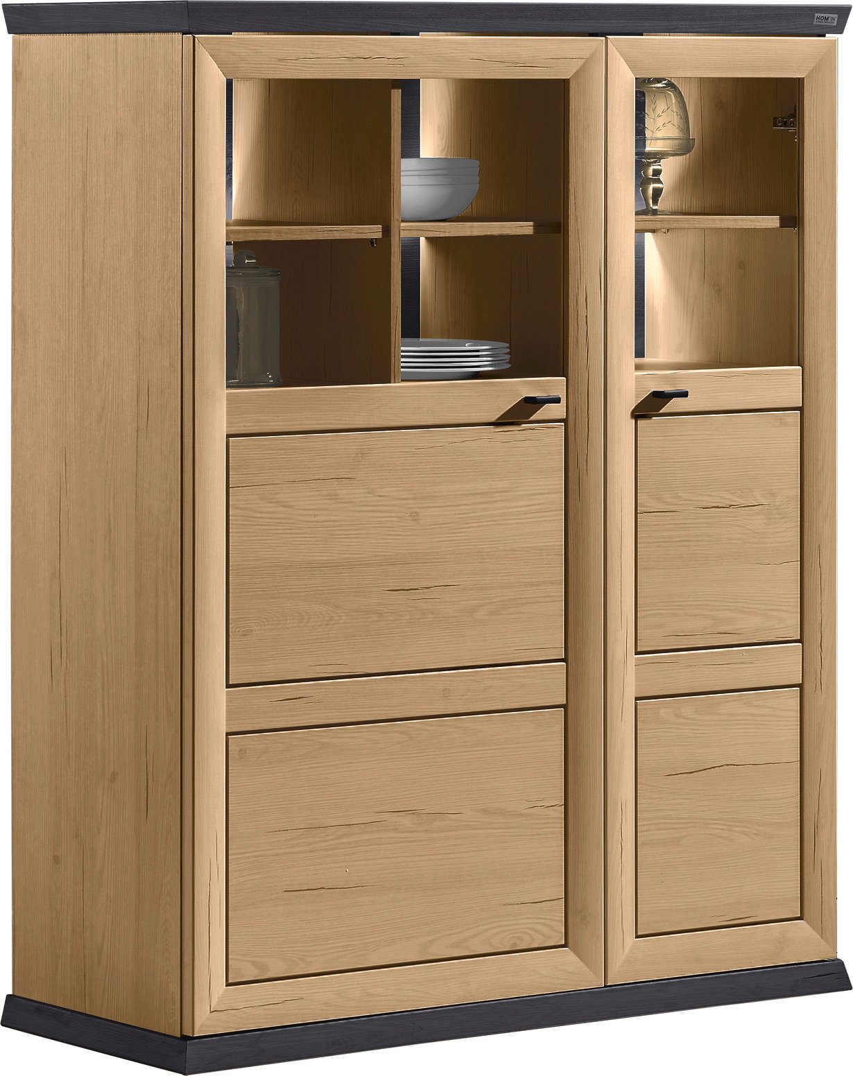 Hom´in Highboard BENTON, Holznachbildung