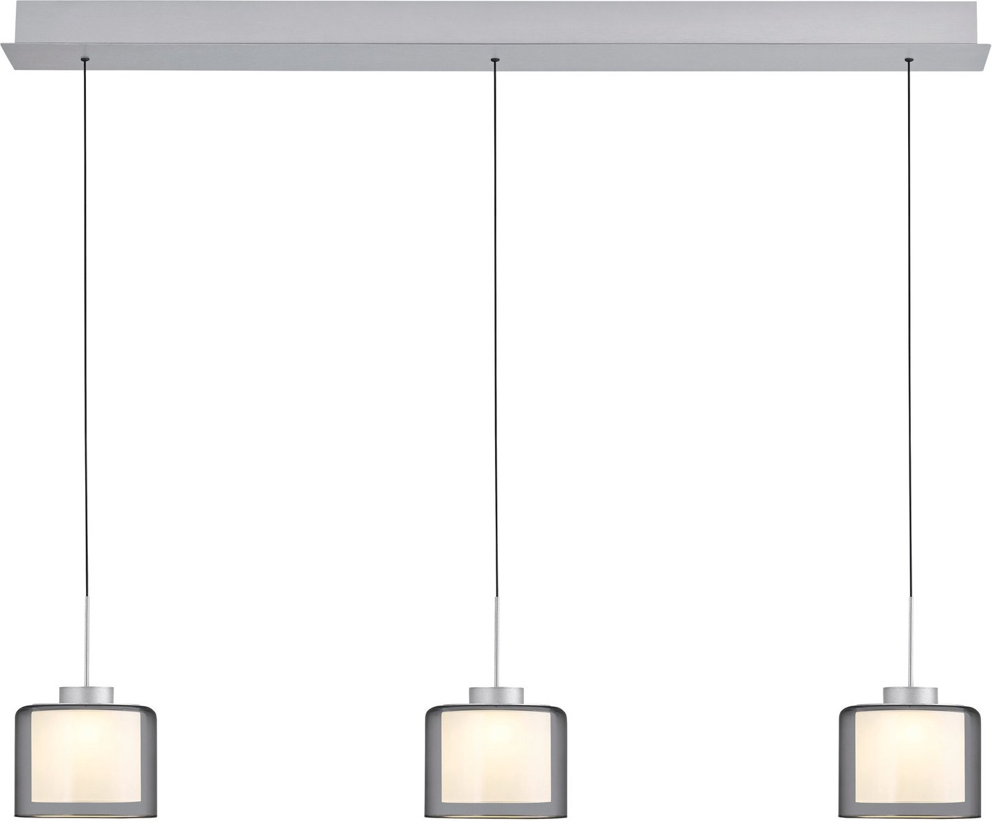 Hell LED-Pendelleuchte ELEMENTS, Aluminium