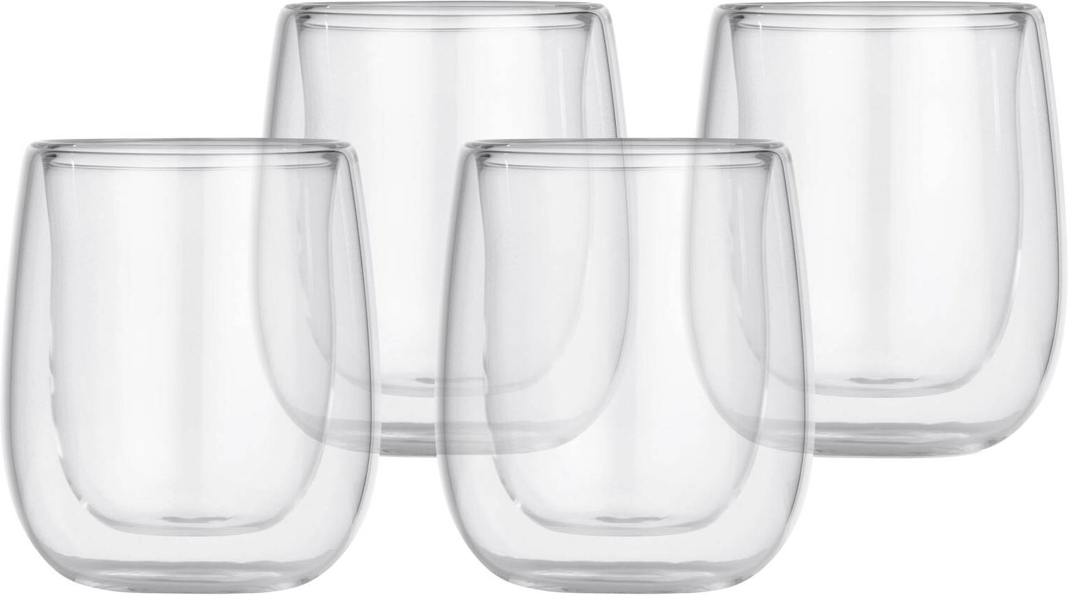 GOURMETMAXX Espresso Thermoglas 4er-Set, Glas