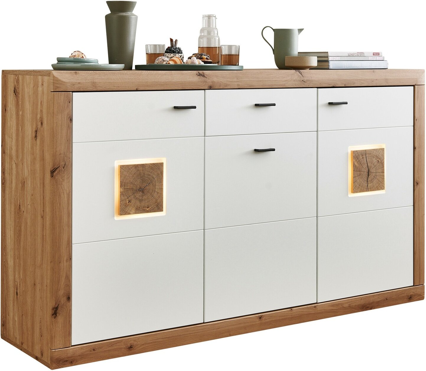 Zurbrüggen Sideboard BORKUM, Holznachbildung