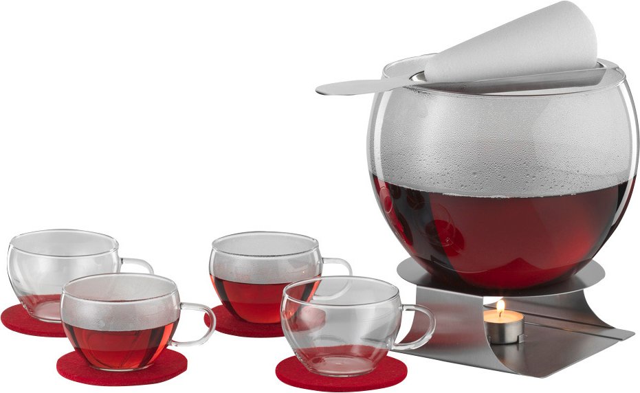 BOHEMIA Cristal Feuerzangenbowle 11-tlg SIMAX, Glas