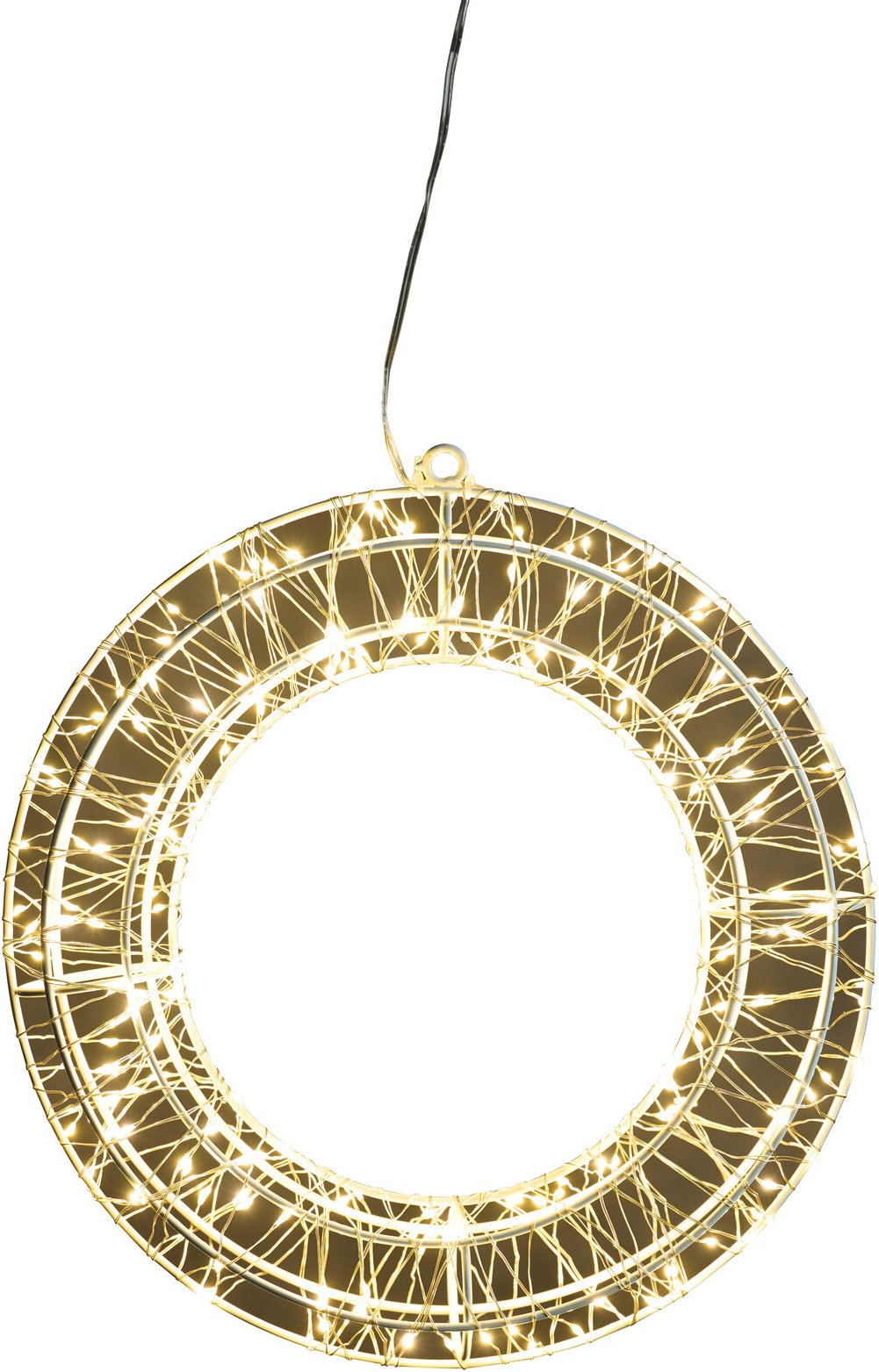 Day LED-Kranz Ø30cm mit 200 LED``s, Metall