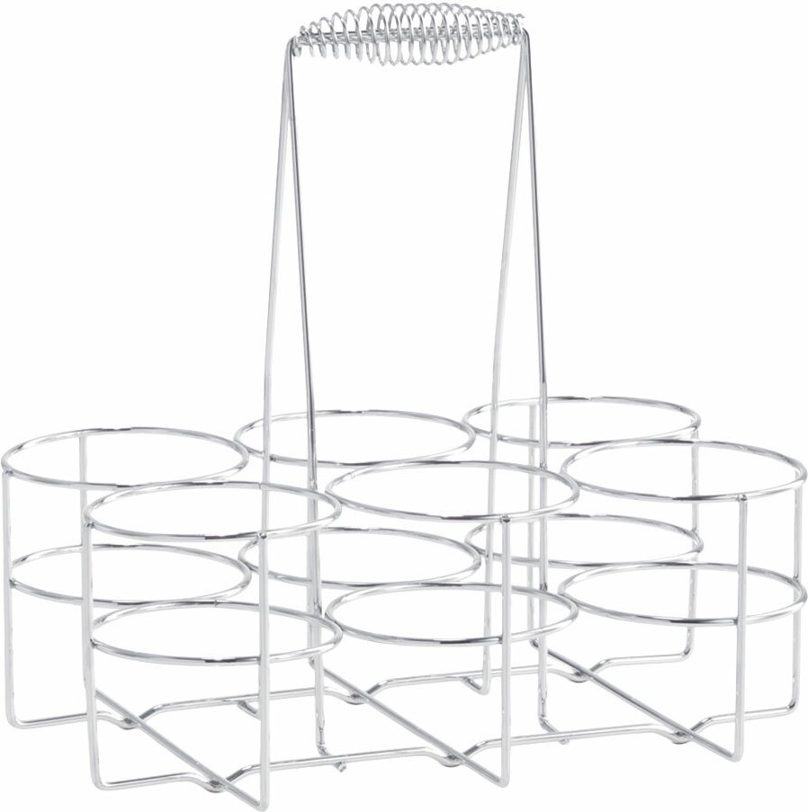 Zeller Present Flaschenräger für 6 Flaschen, Metall