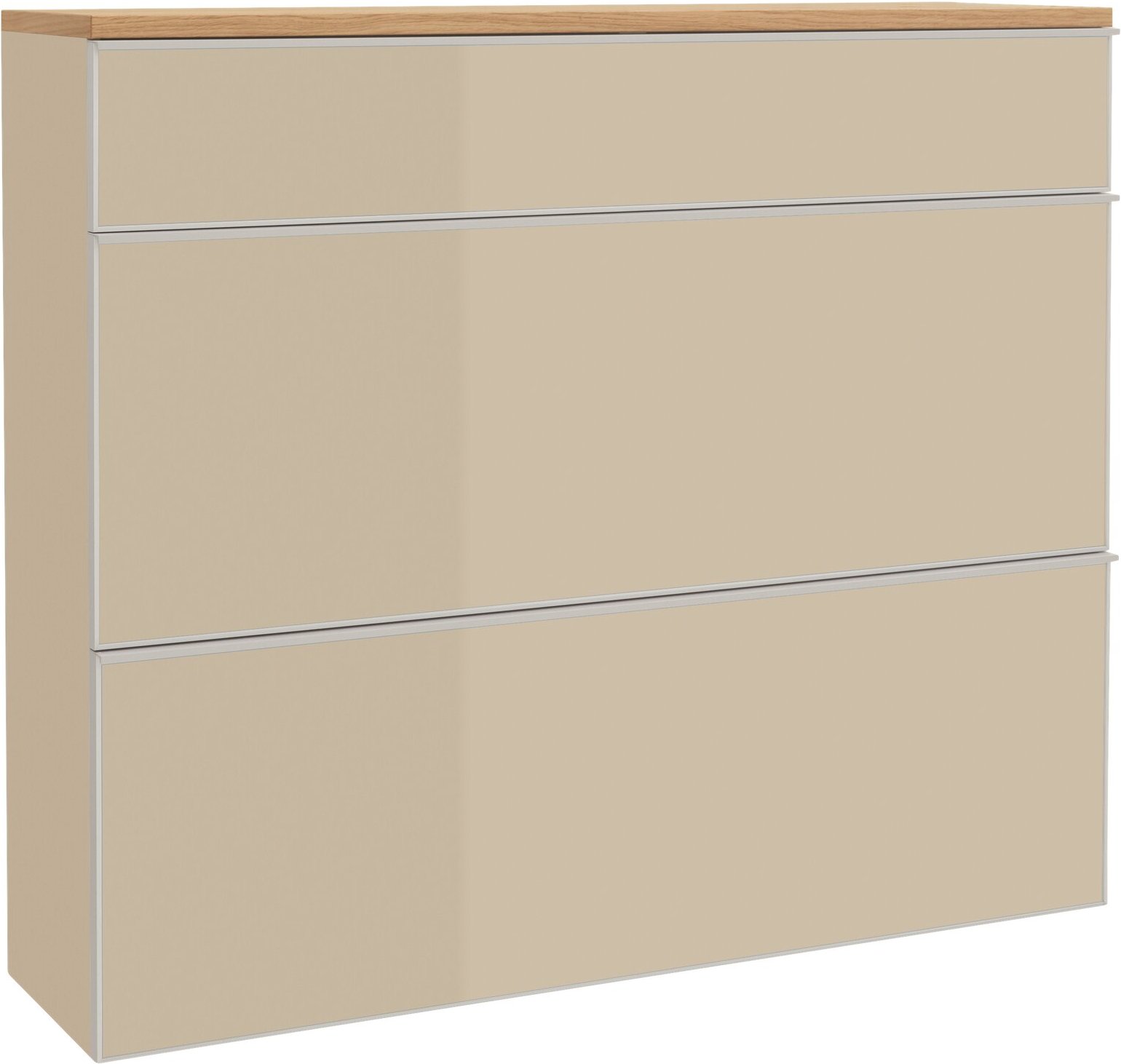 VOSS Hängeschuhschrank VORTINA, Glas