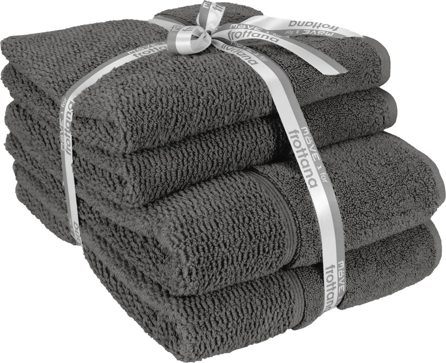 Frottana Handtuchset 4-tlg. PEARL, Baumwolle