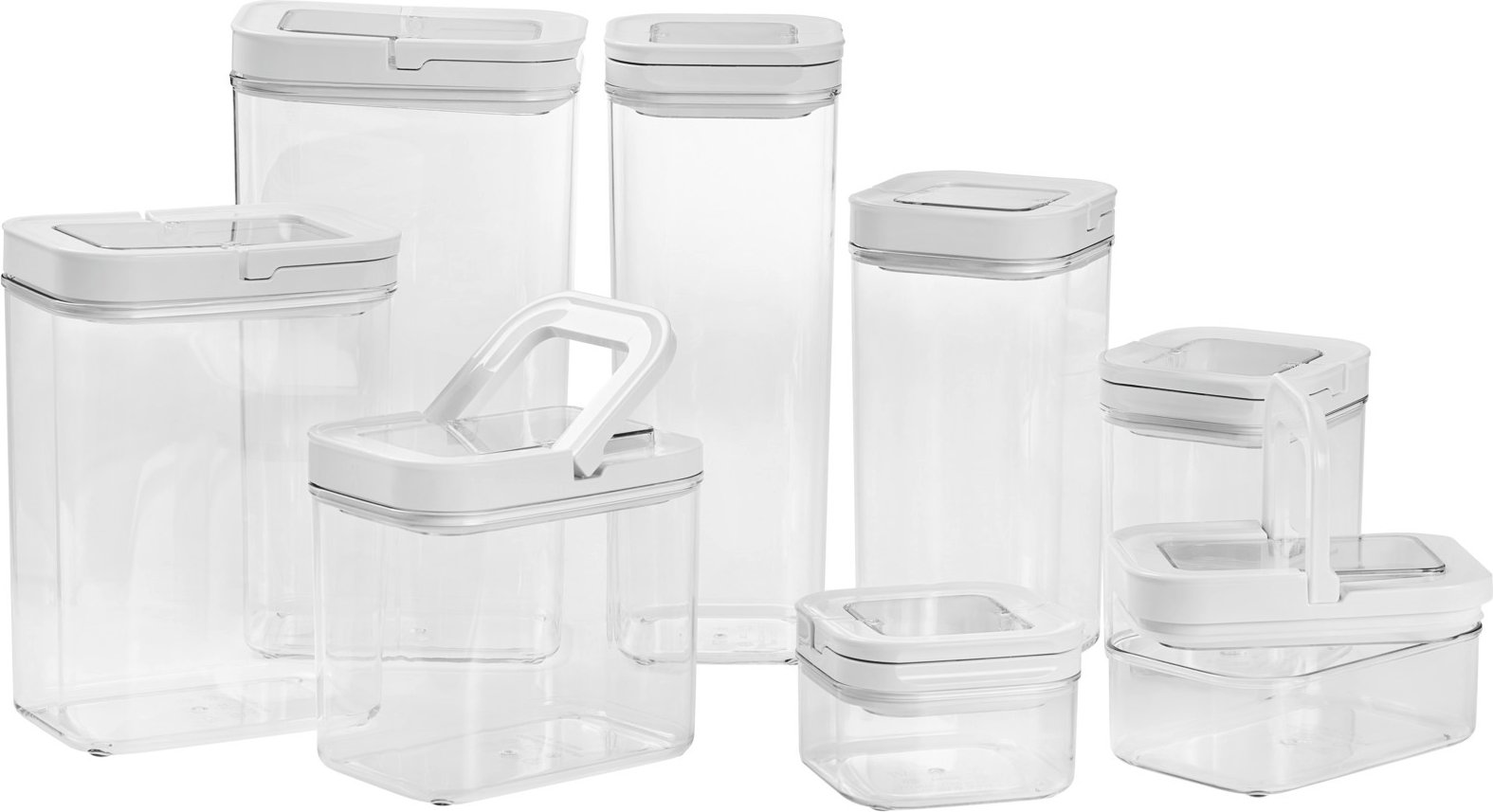 Homeware Vorratsdosen Set 8-tlg, Kunststoff