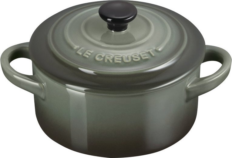 Thumbnail - LE CREUSET Mini-Cocotte Klassik 10 cm Thyme SIGNATURE, Steinzeug