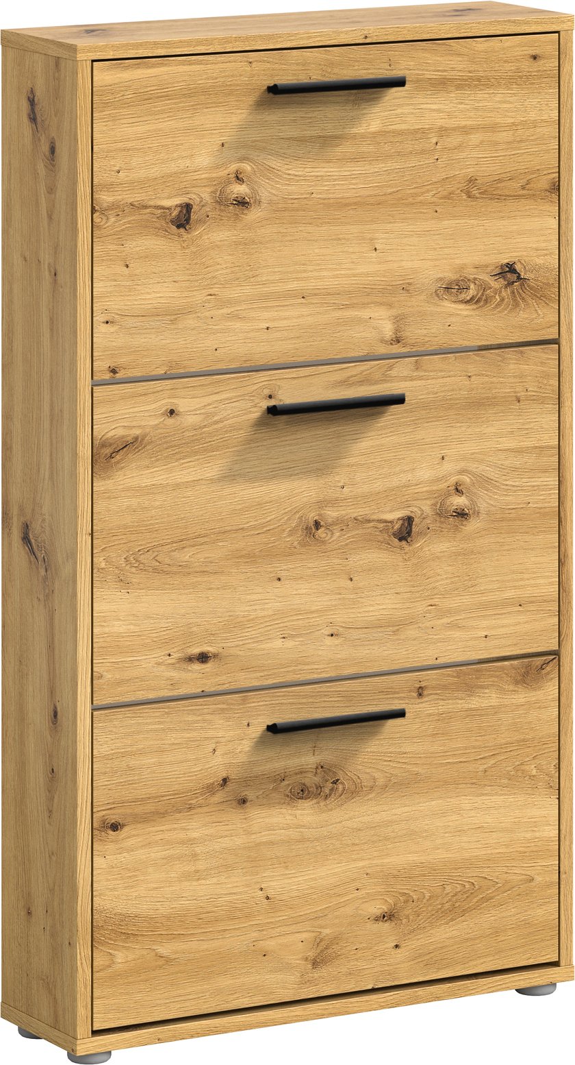 Carryhome Schuhkipper 3er SAM, Holznachbildung