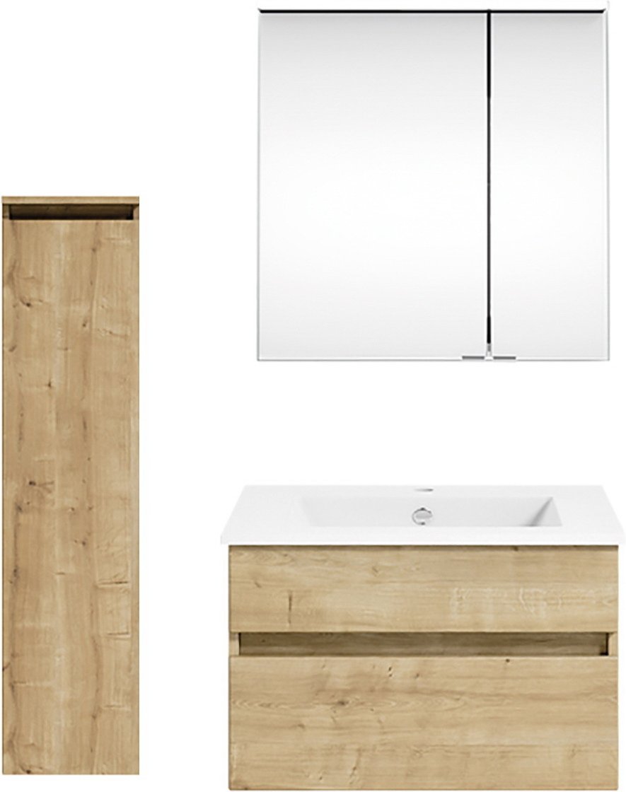 Puris Badkombination GET2YOU 21, Holznachbildung