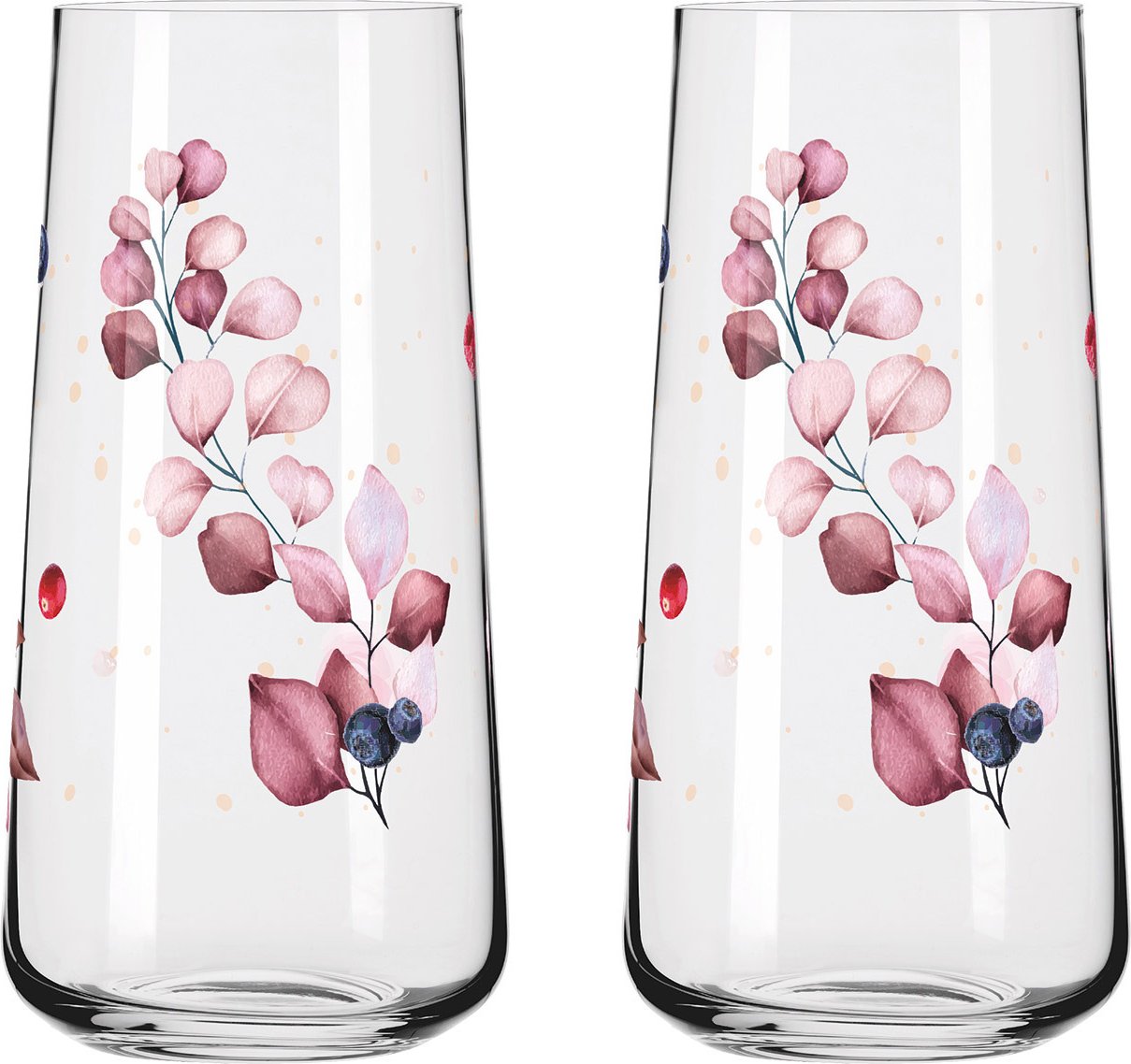 Ritzenhoff Longdrinkglas 2er-Set SOMMERSONETT, Kristallglas