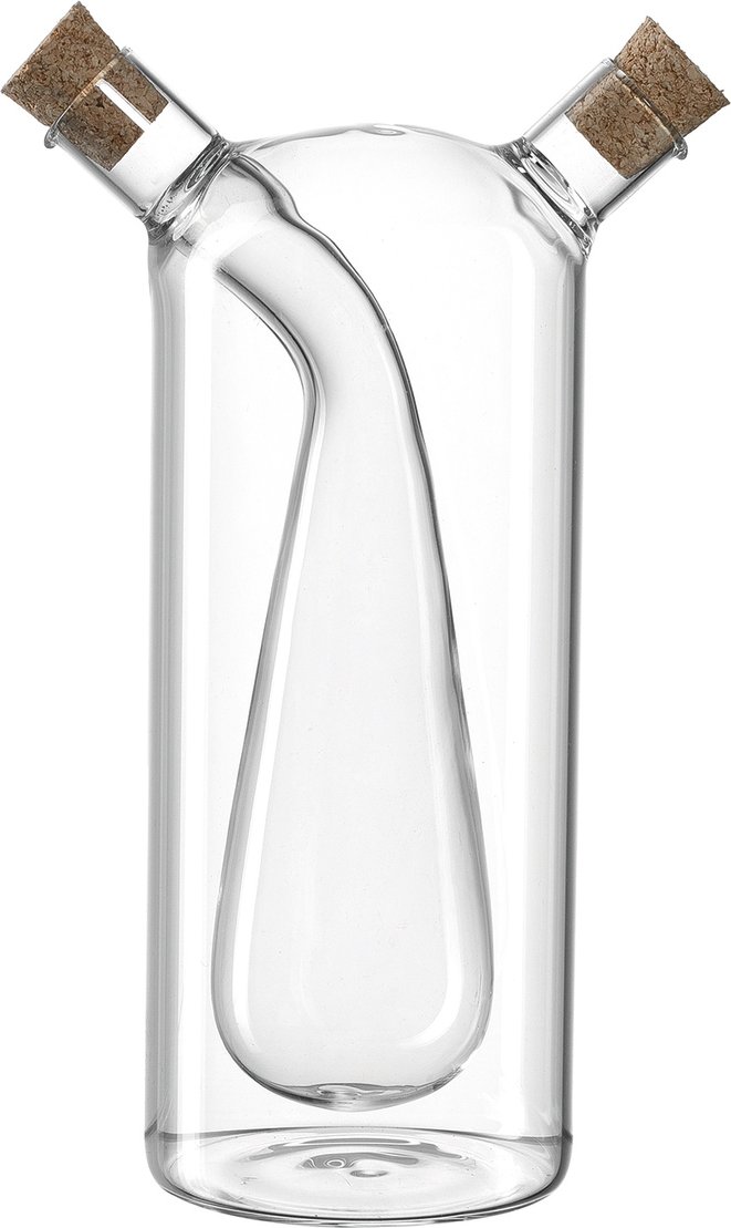 Leonardo Essig/Ölflasche 2in1, Glas