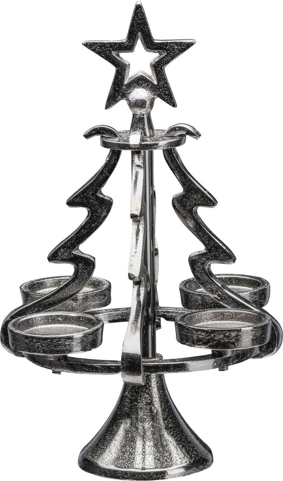Thumbnail - Gasper Teelichthalter Tannenbaum 28cm, Aluminium