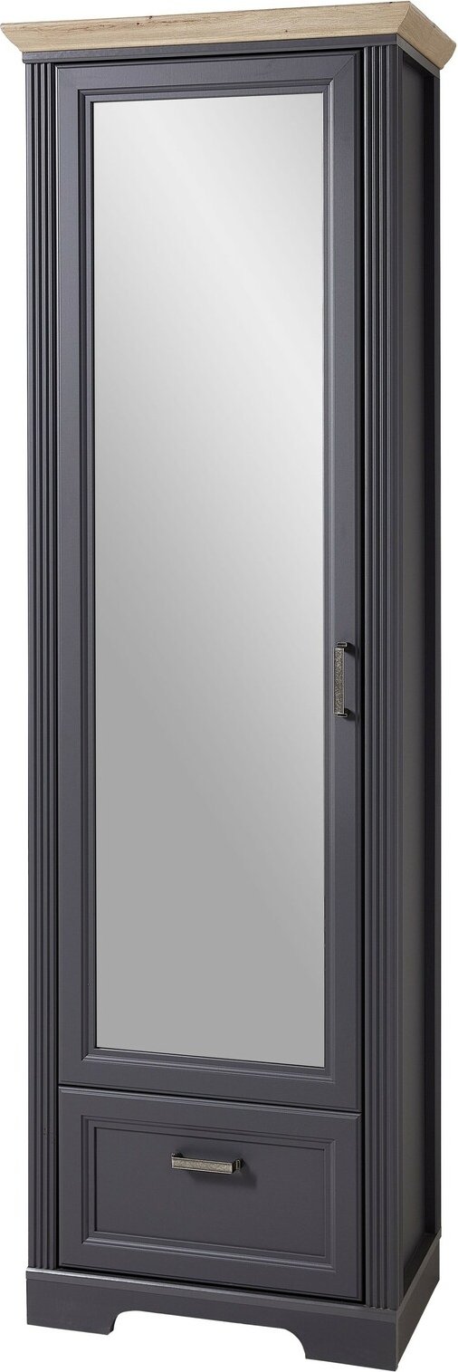 Landscape Garderobenschrank schmal JUDITH, Holznachbildung