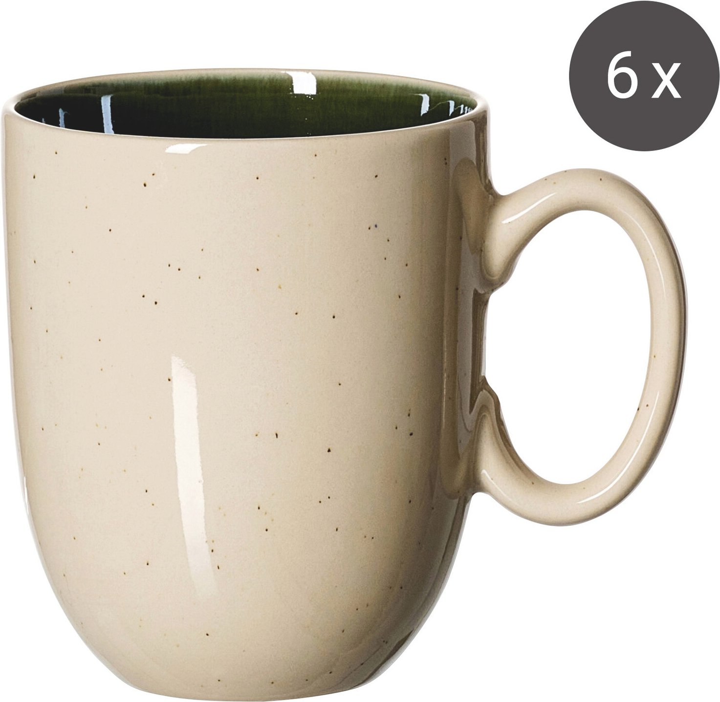 Ritzenhoff & Breker Becherset 6er-Set SKOG, Steingut