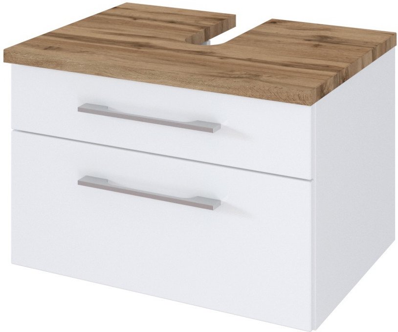 XORA Waschtischunterschrank DAVOS, Holznachbildung