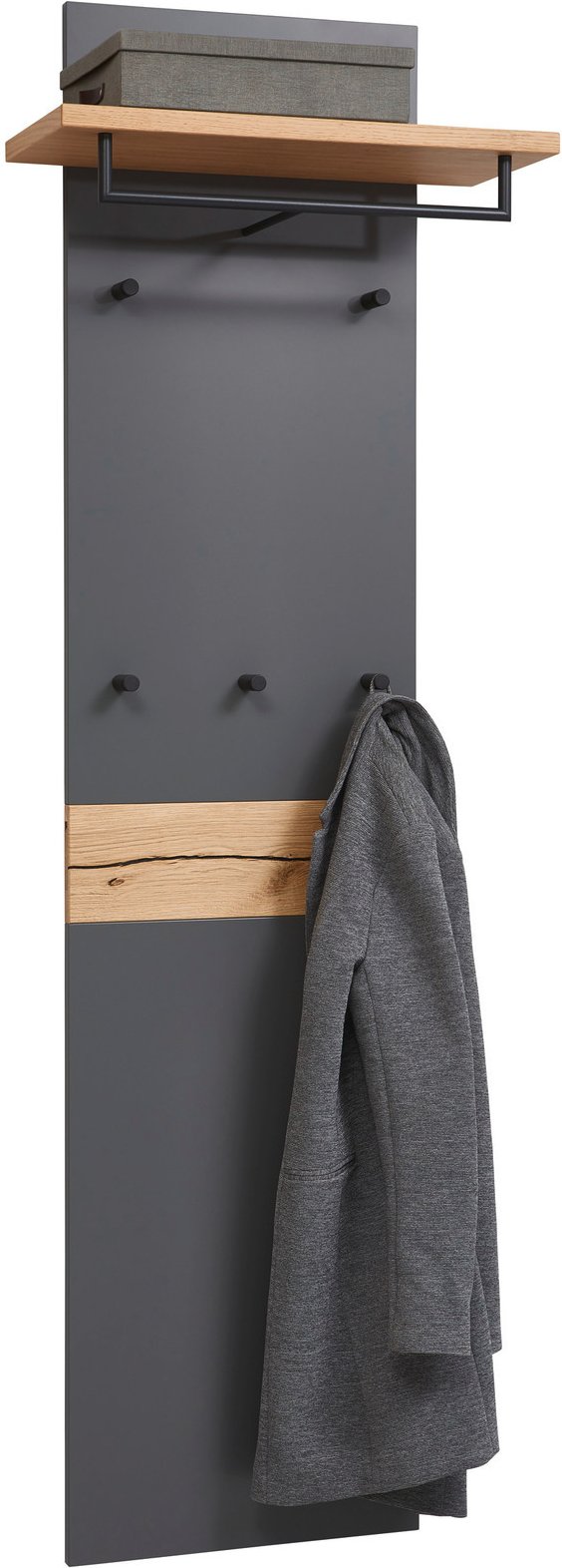 Dieter Knoll Garderobenpaneel lang ARCO TREND, Holzfurnier