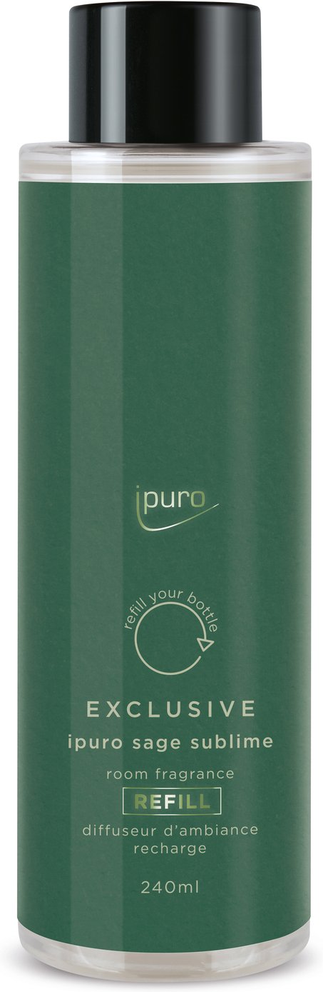 ipuro EXCLUSIVE Raumduft-Nachfüller sage sublime, Kunststoff