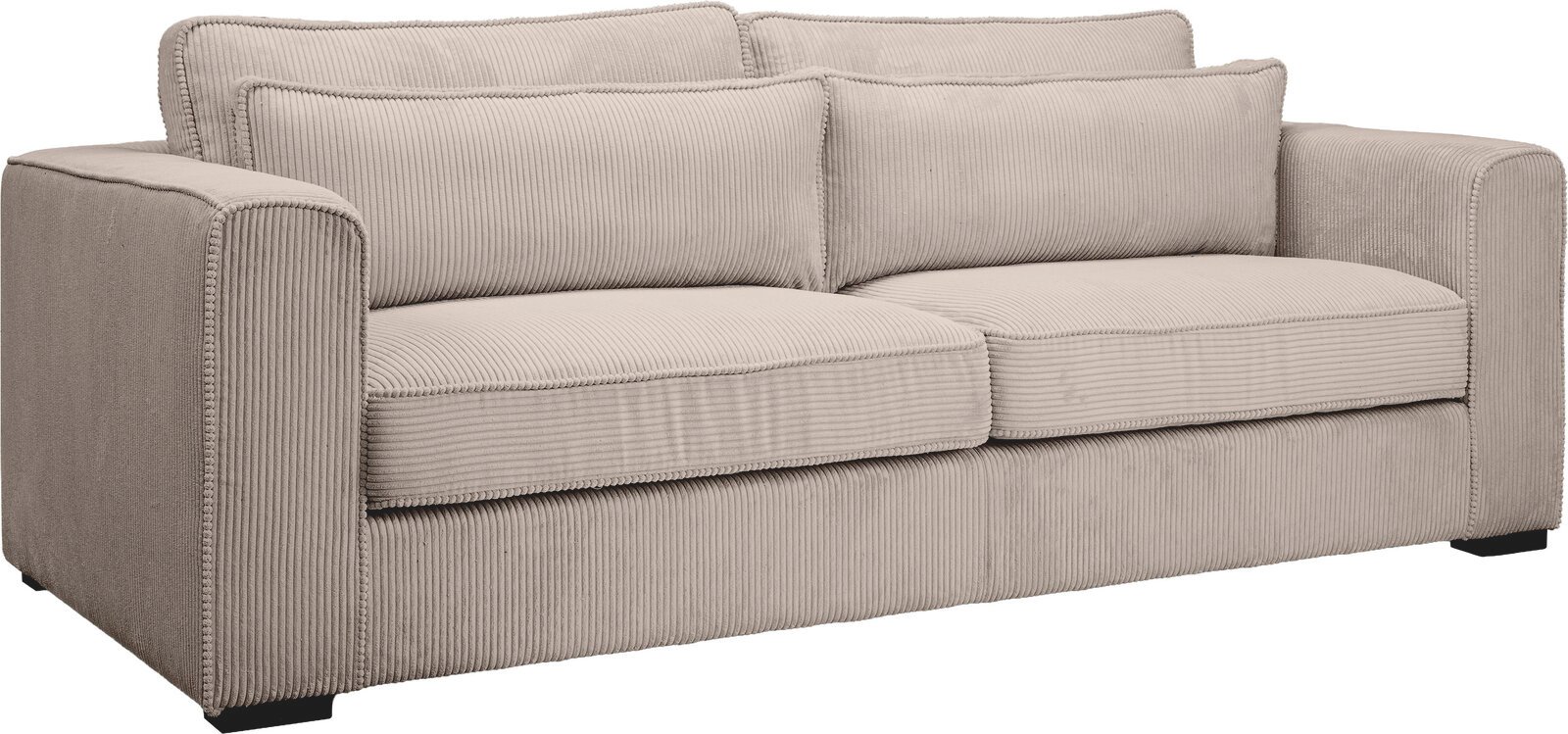 MID.YOU 3-Sitzer ALMERA, braun, Cord