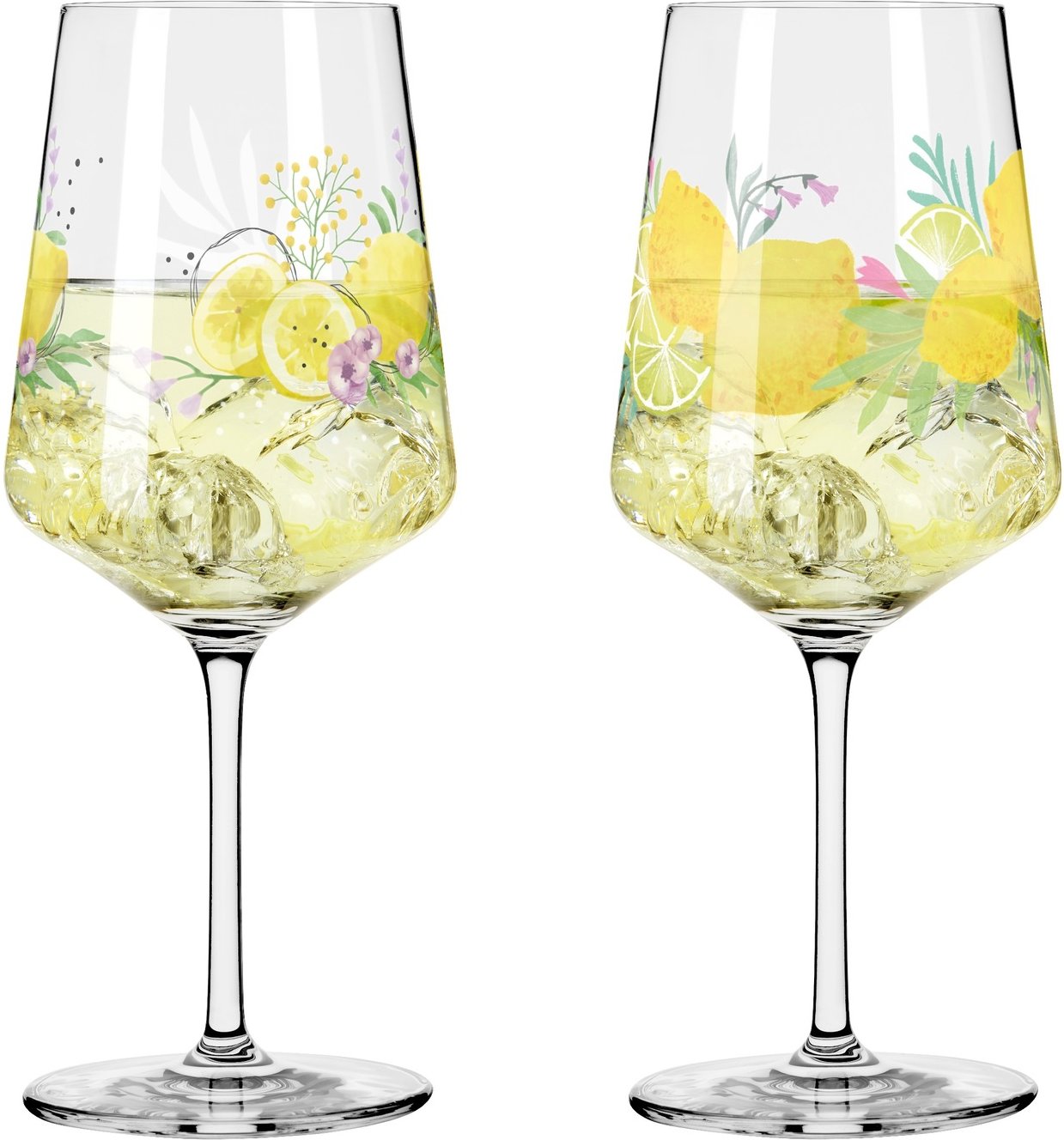 Ritzenhoff Limoncello 2er-Set SOMMERTAU, Kristallglas