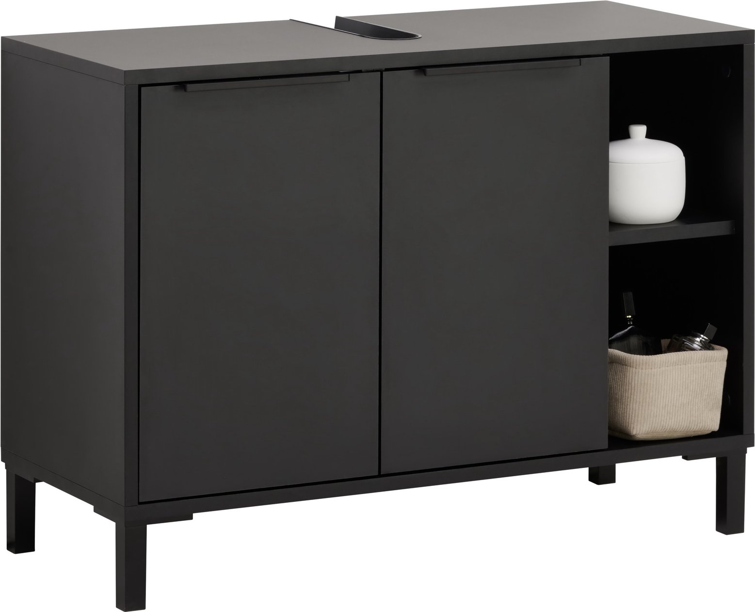 Stylife Waschbeckenunterschrank INOVA, Holznachbildung