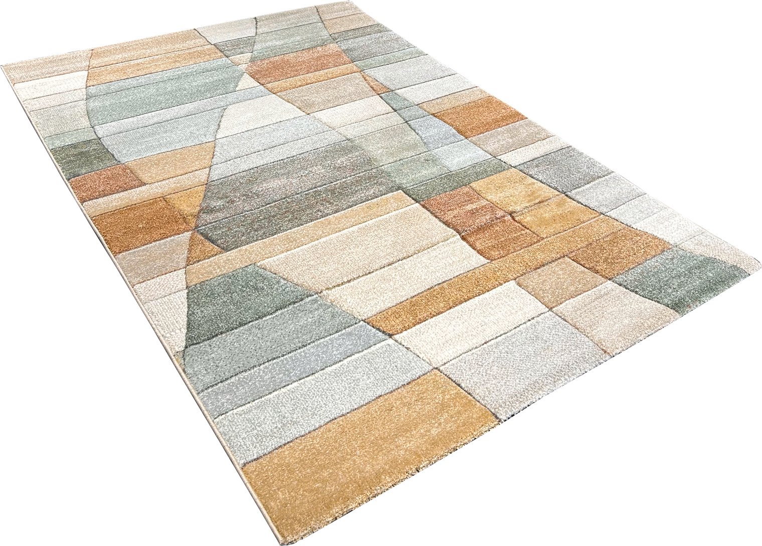 Merinos Webteppich DIAMOND, Textilfaser