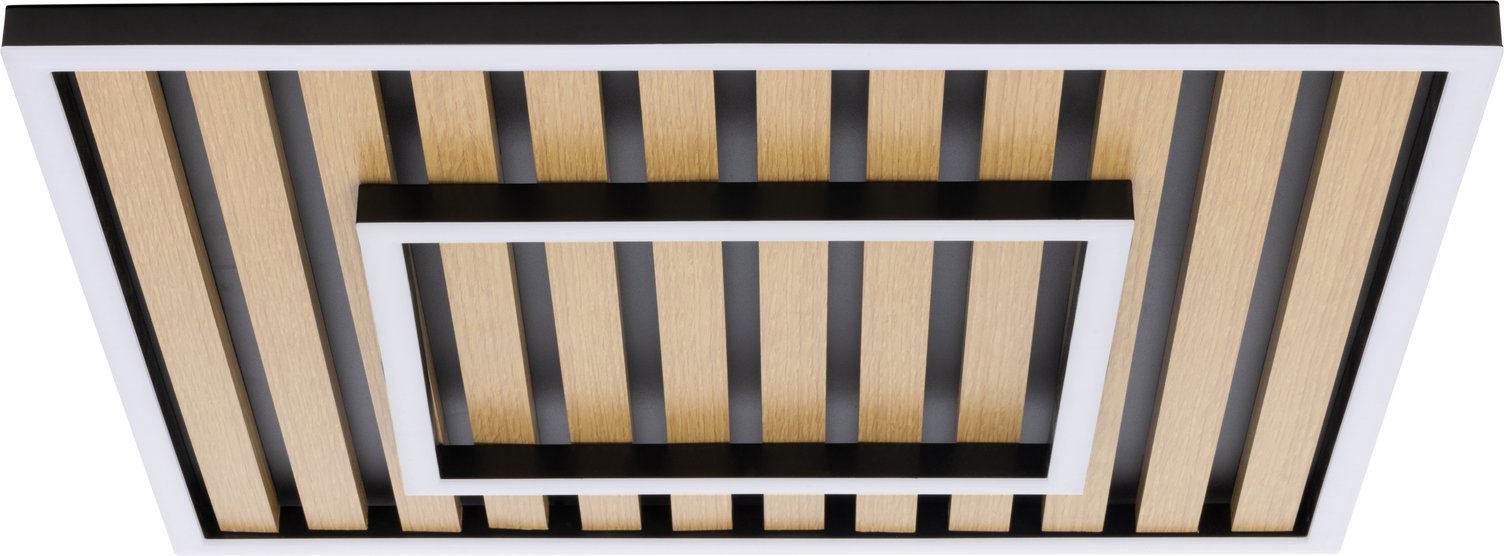 Novel LED-Deckenleuchte, Holz