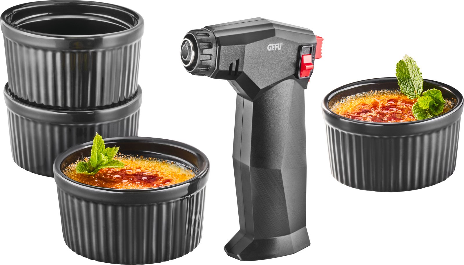 GEFU Crème Brûlée-Set 5-tlg. ZUCA, Materialmix