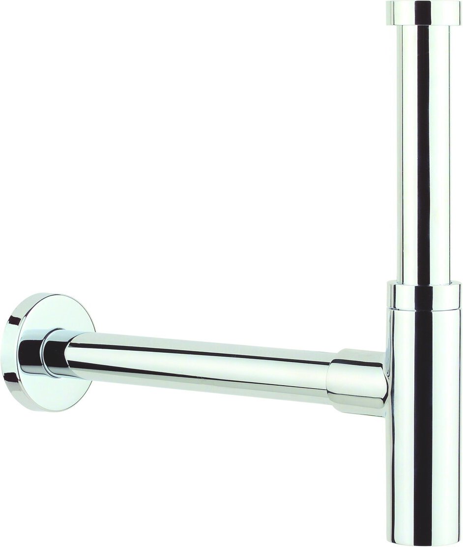 Zurbrüggen Design-Flaschensiphon, Messing verchromt