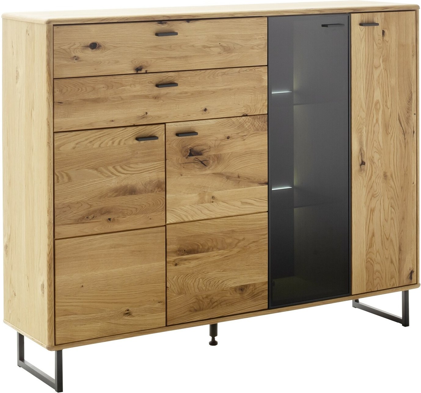 Thumbnail - Zurbrüggen Highboard AREZZO, Teilmassiv