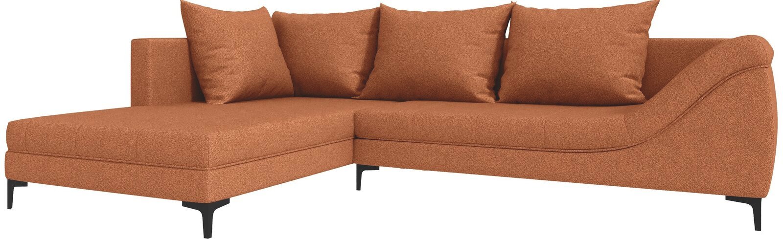 Z2 Ecksofa LINO, rost, Webstoff