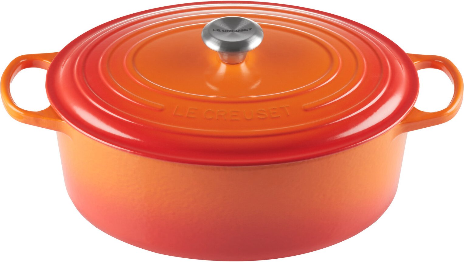 LE CREUSET Bräter SIGNATURE, orange, Gusseisen