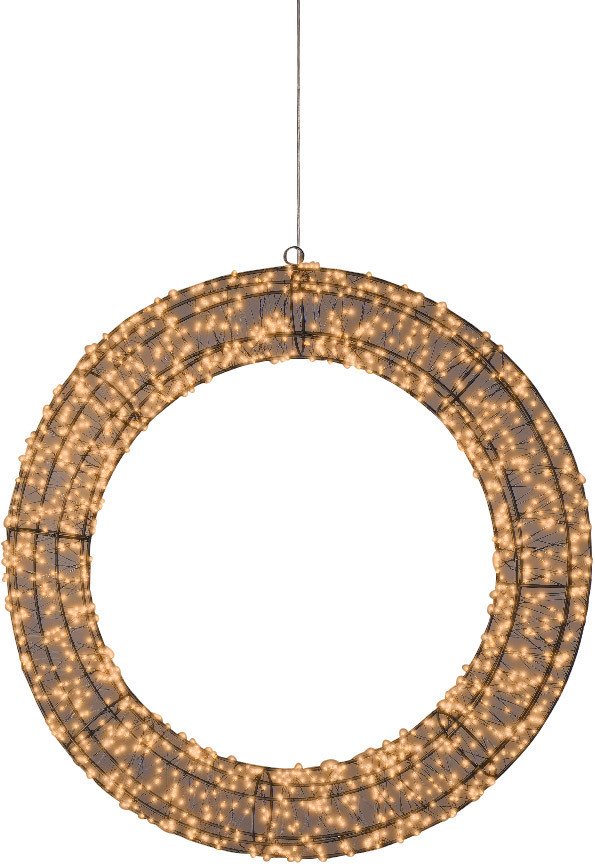 Thumbnail - Lumineo LED-Kranz X-MAS 58cm, Metall