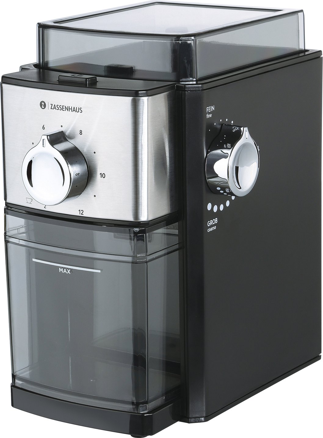 Zassenhaus Elektrische Kaffeemühle KINGSTON STEEL