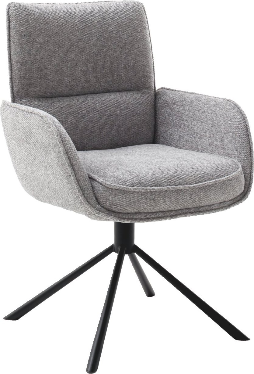 Novel Armlehnstuhl ISABEL, grau, Stoff