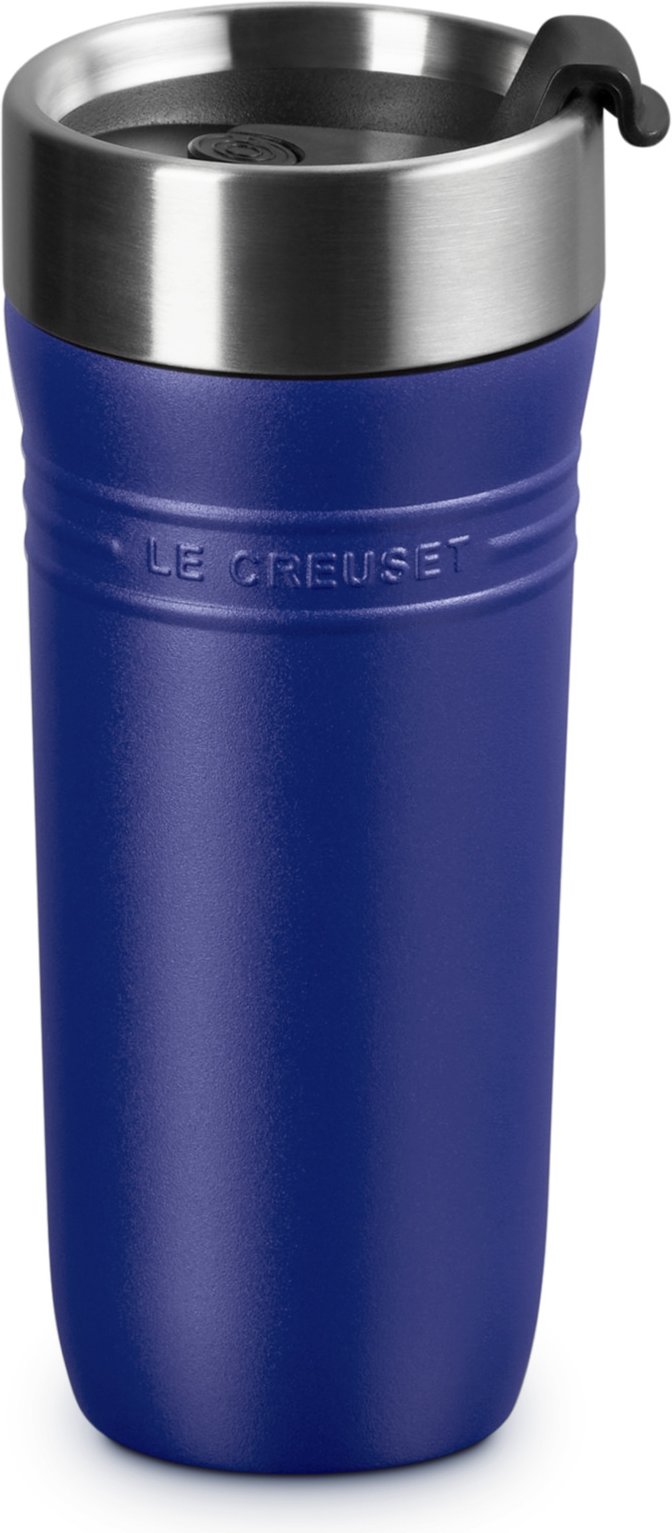 LE CREUSET Thermobecher Azure ON THE GO, Edelstahl
