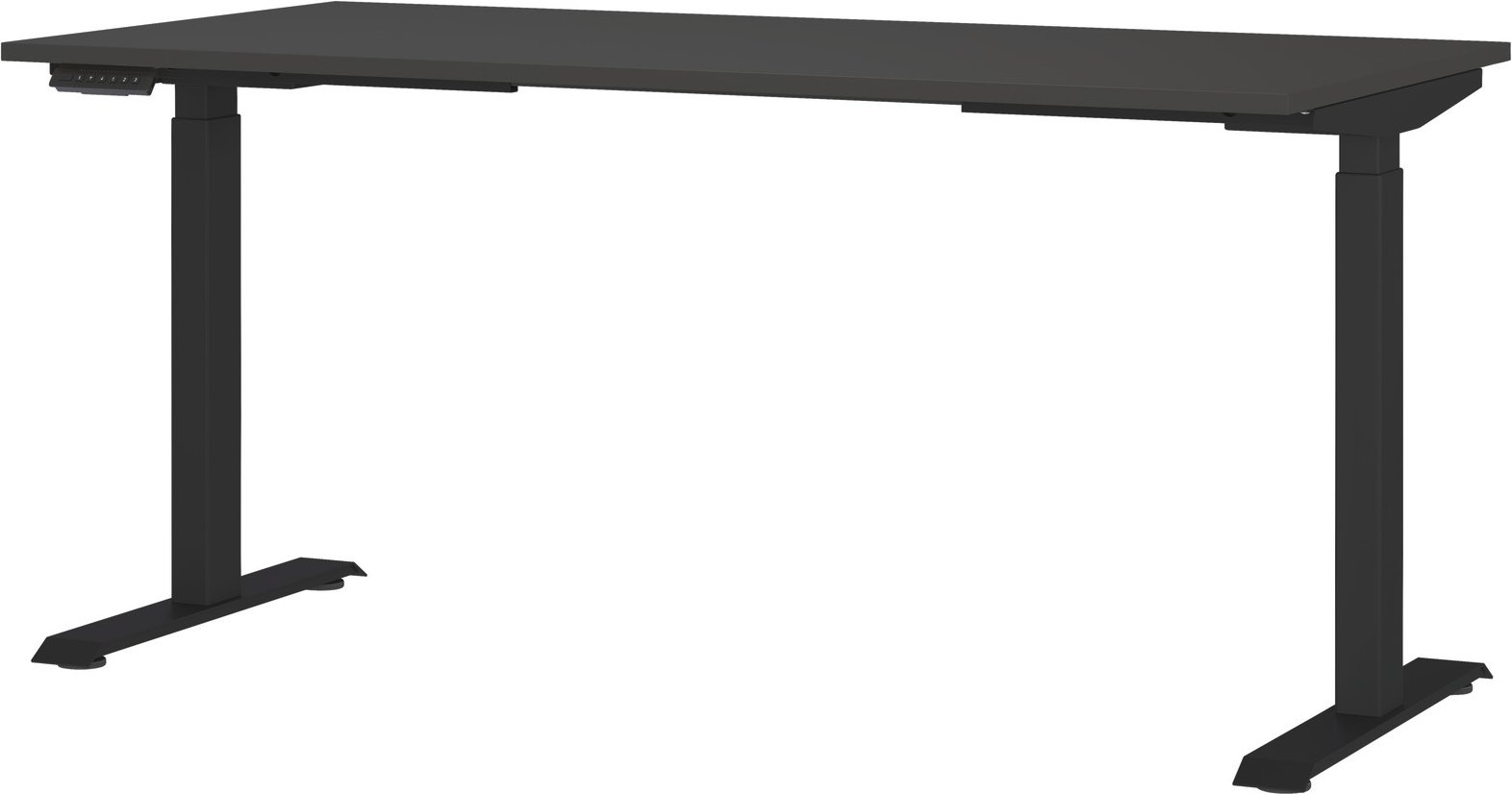 E-Serie E-Schreibtisch E-SYSTEM, Holznachbildung