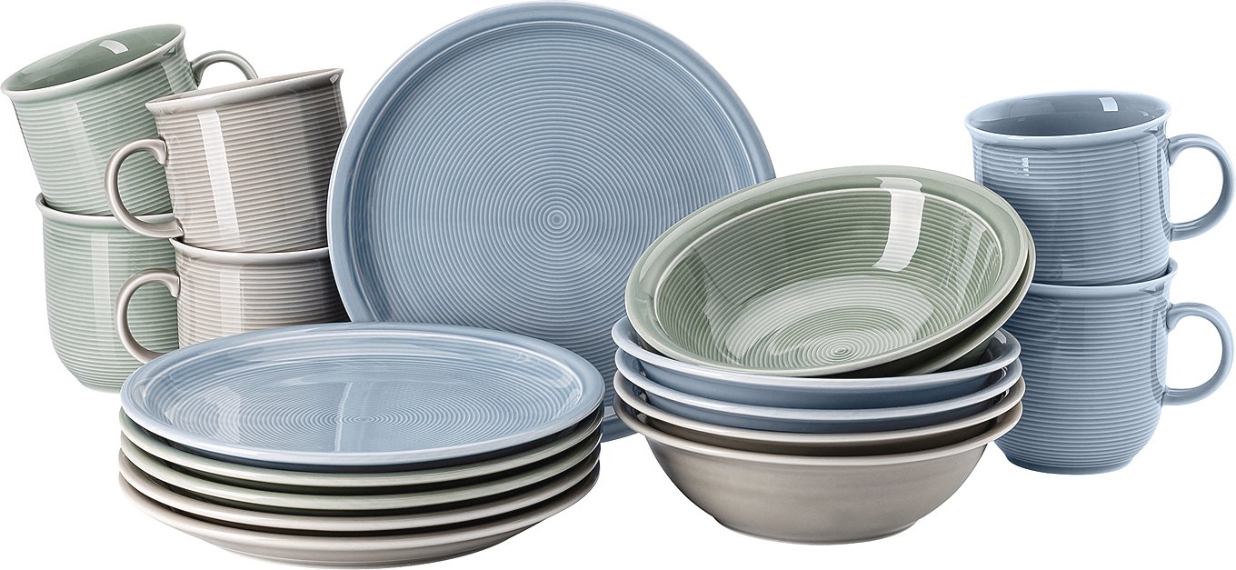 Thomas Frühstücksset 18-tlg. TREND COLOUR, Porzellan