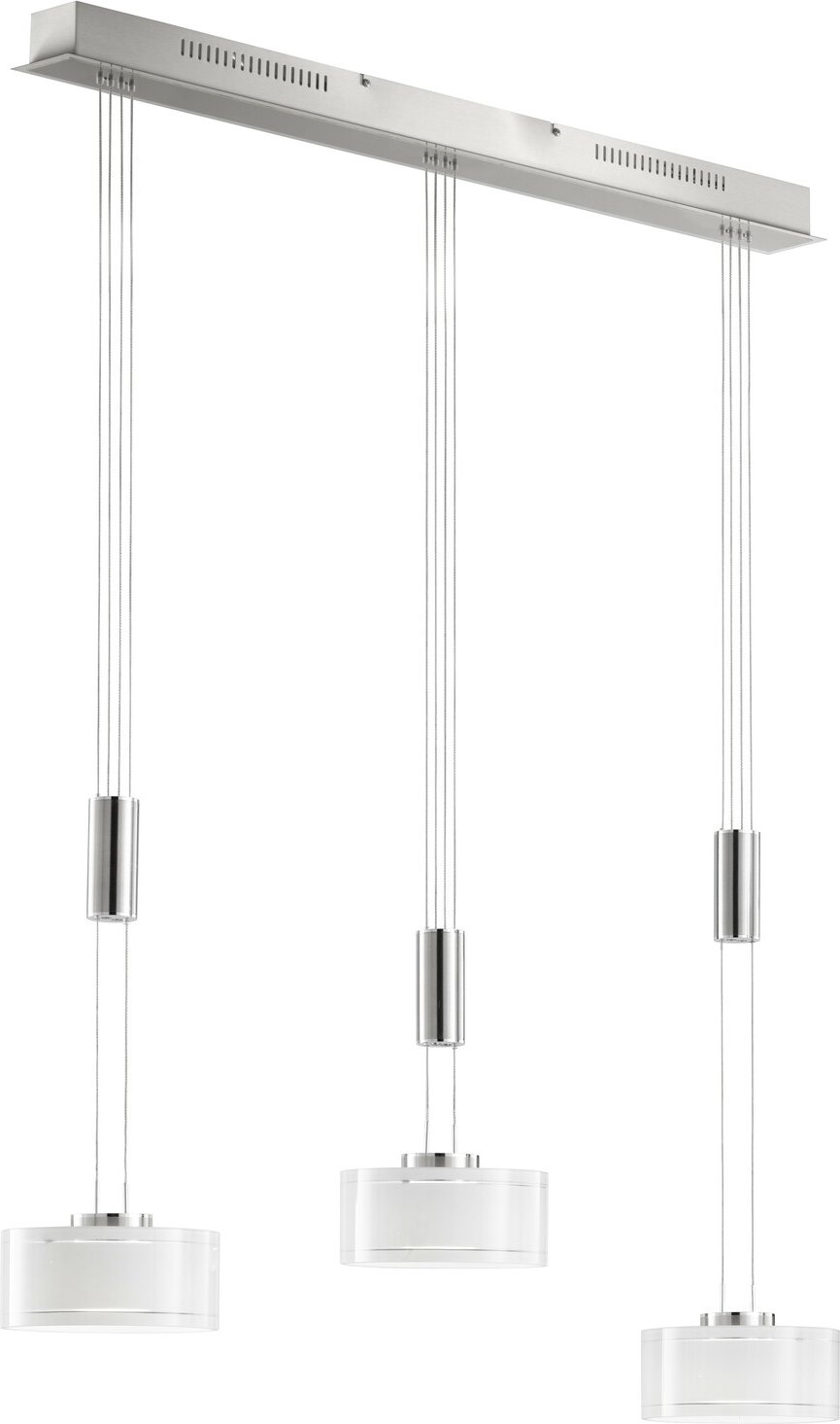 Fischer & Honsel LED-Pendelleuchte 3flg. LAVIN, Metall