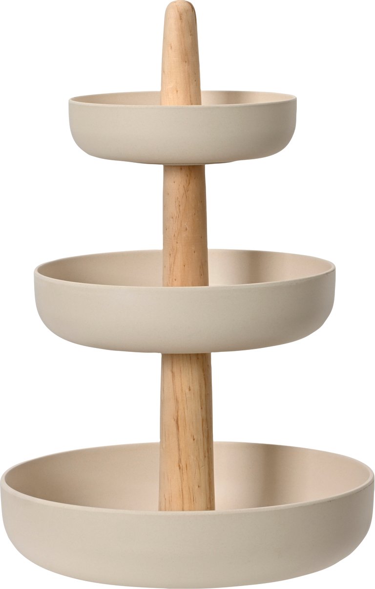 Decoris Etagere Babmusfaser, Bambus