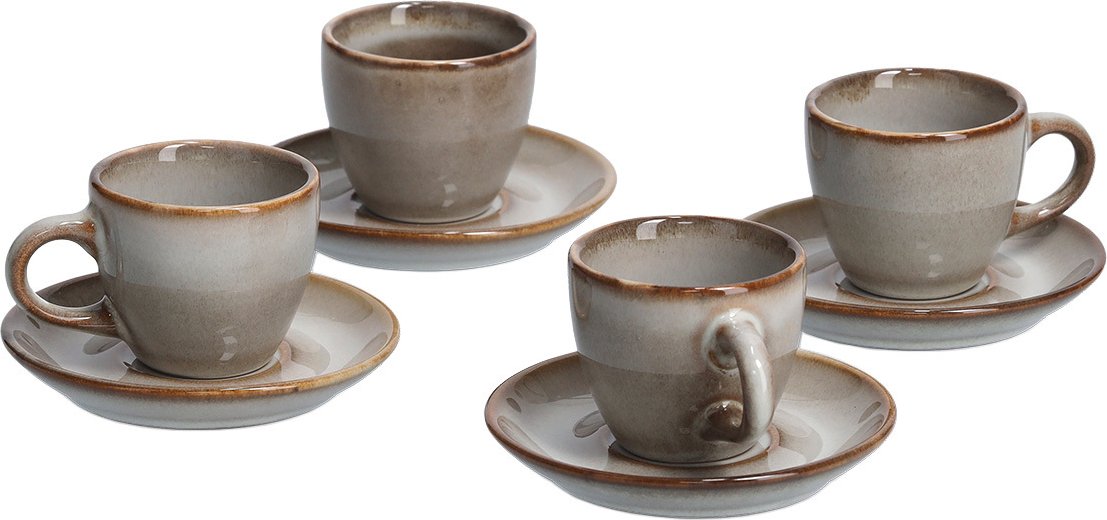 Thumbnail - Zeller Present Espresso-Set 8-tlg., Keramik