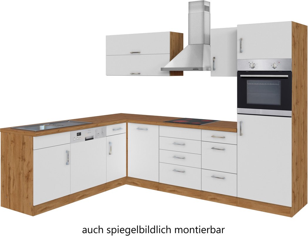 Thumbnail - Held Möbel Eck-Küchenzeile SORRENTO, Holznachbildung