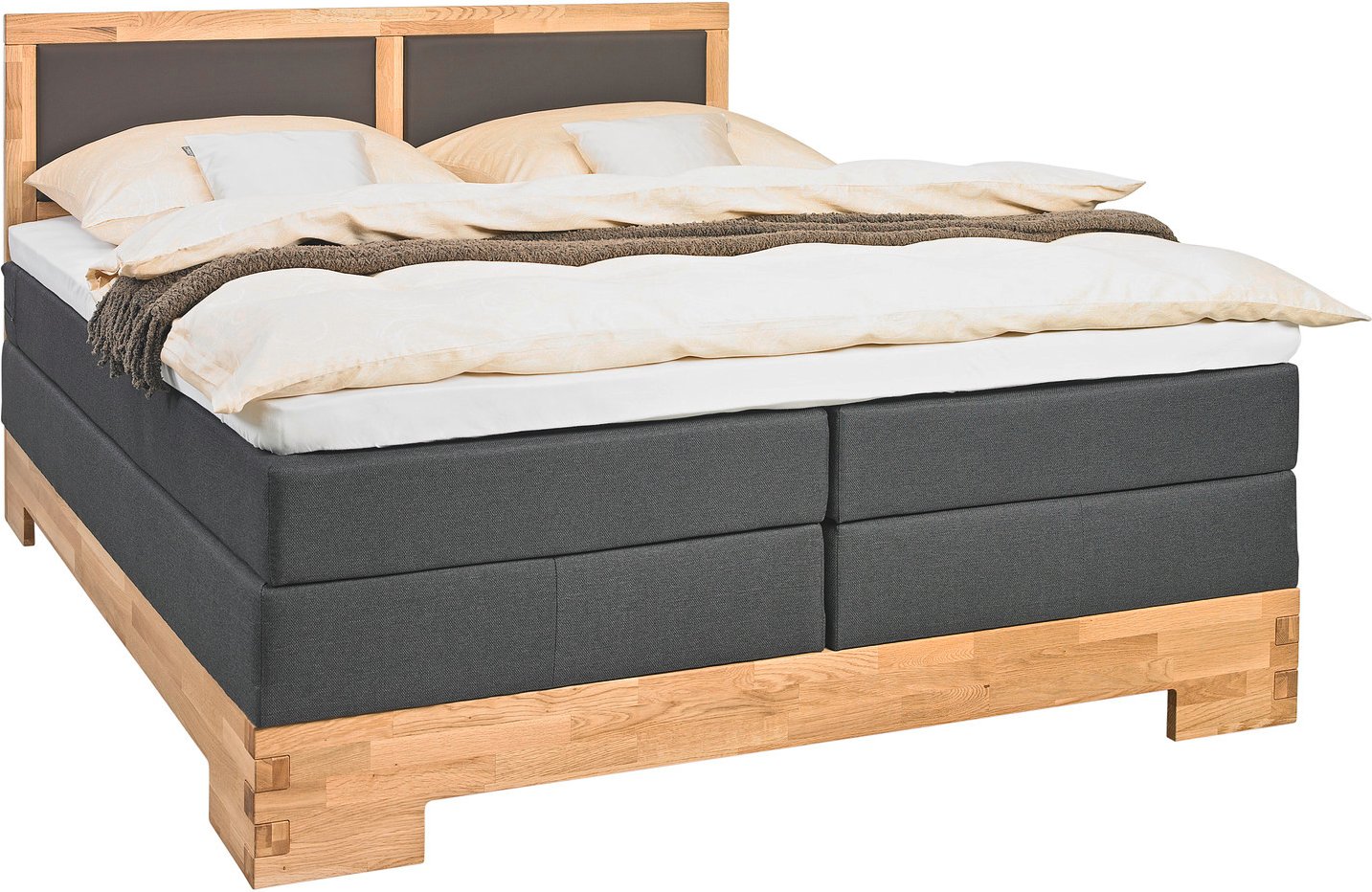 Linea Natura Boxspringbett COUNTRY, Massivholz