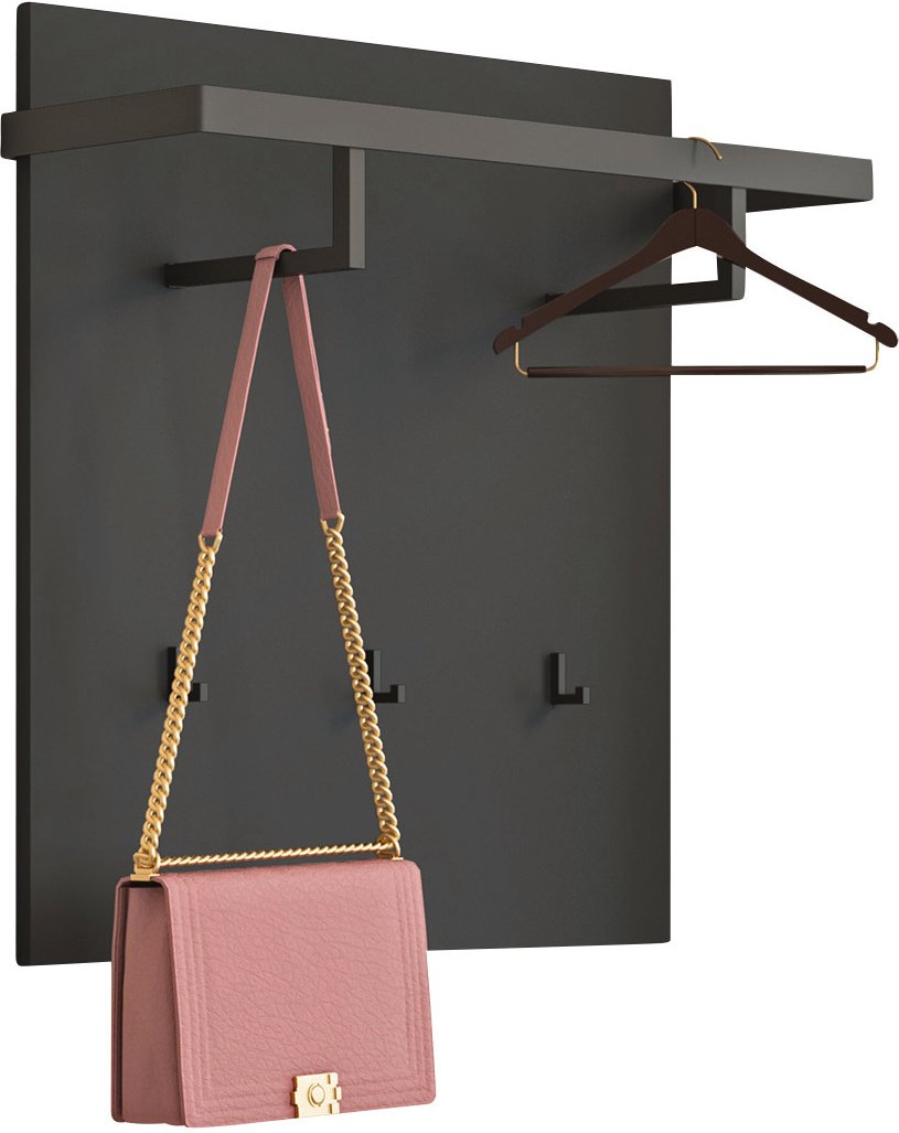 Dieter Knoll Garderobenpaneel breit SIENA, Holznachbildung