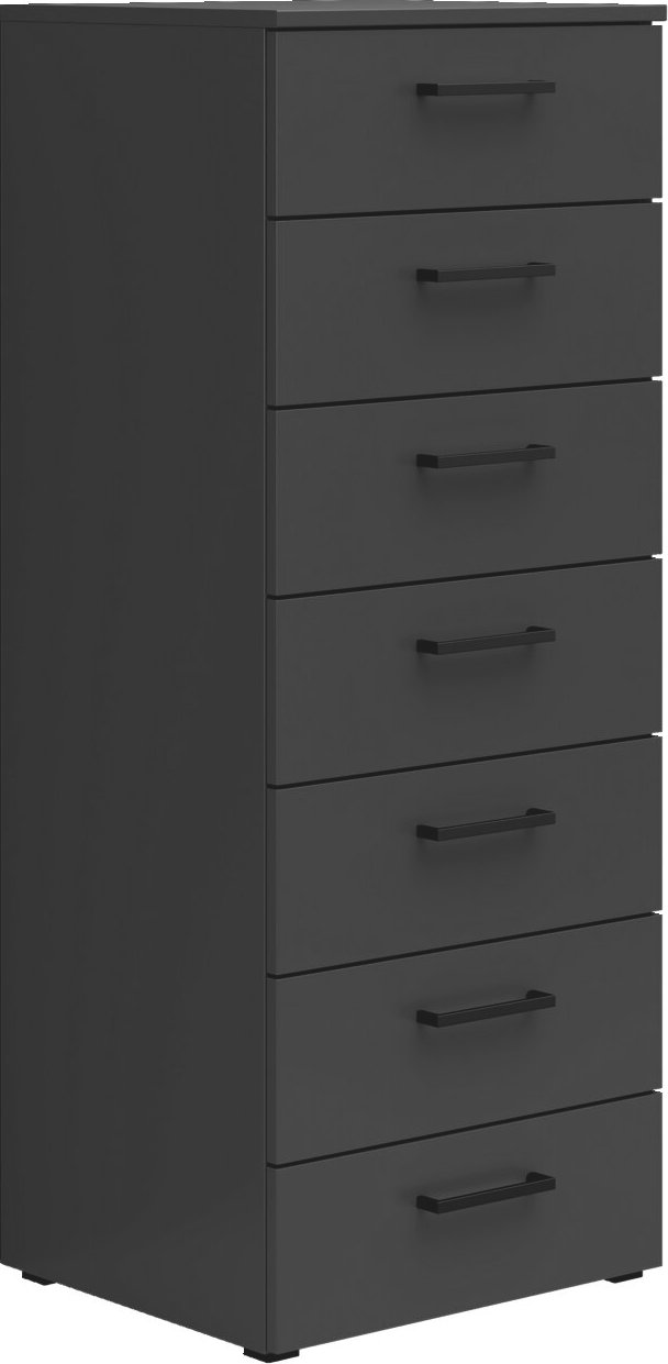 Carryhome Kommode MULTISTAURAUM, Graphit, Holznachbildung