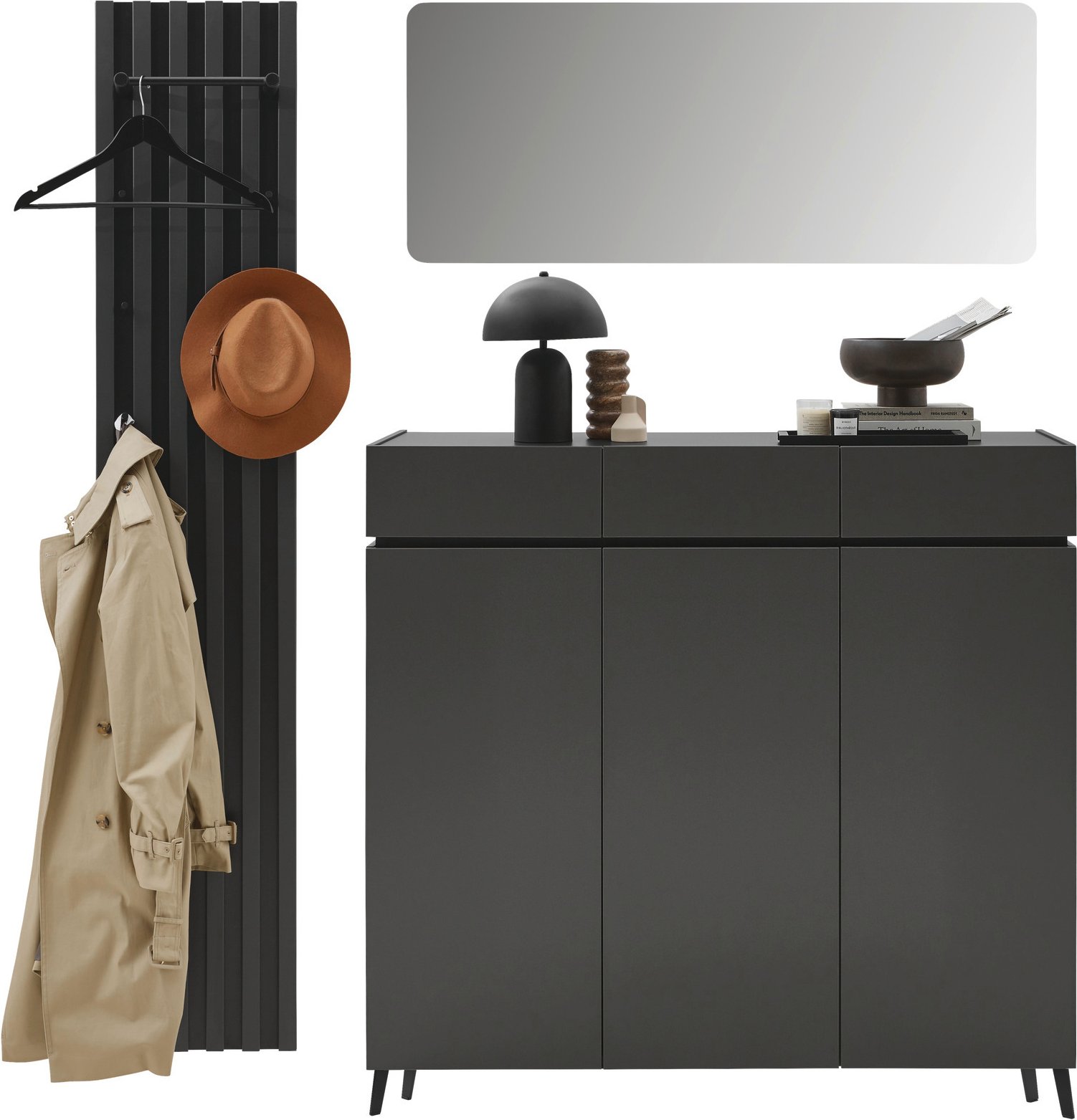 Voleo Garderoben-Set 6 UNIQUE, Holznachbildung