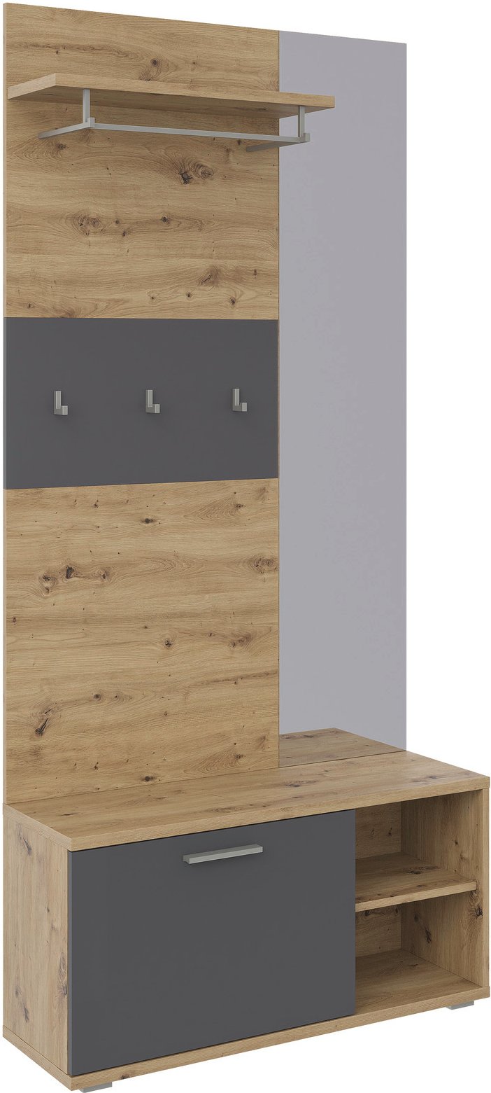 BOXXX Kompaktgarderobe TOTO, Holznachbildung