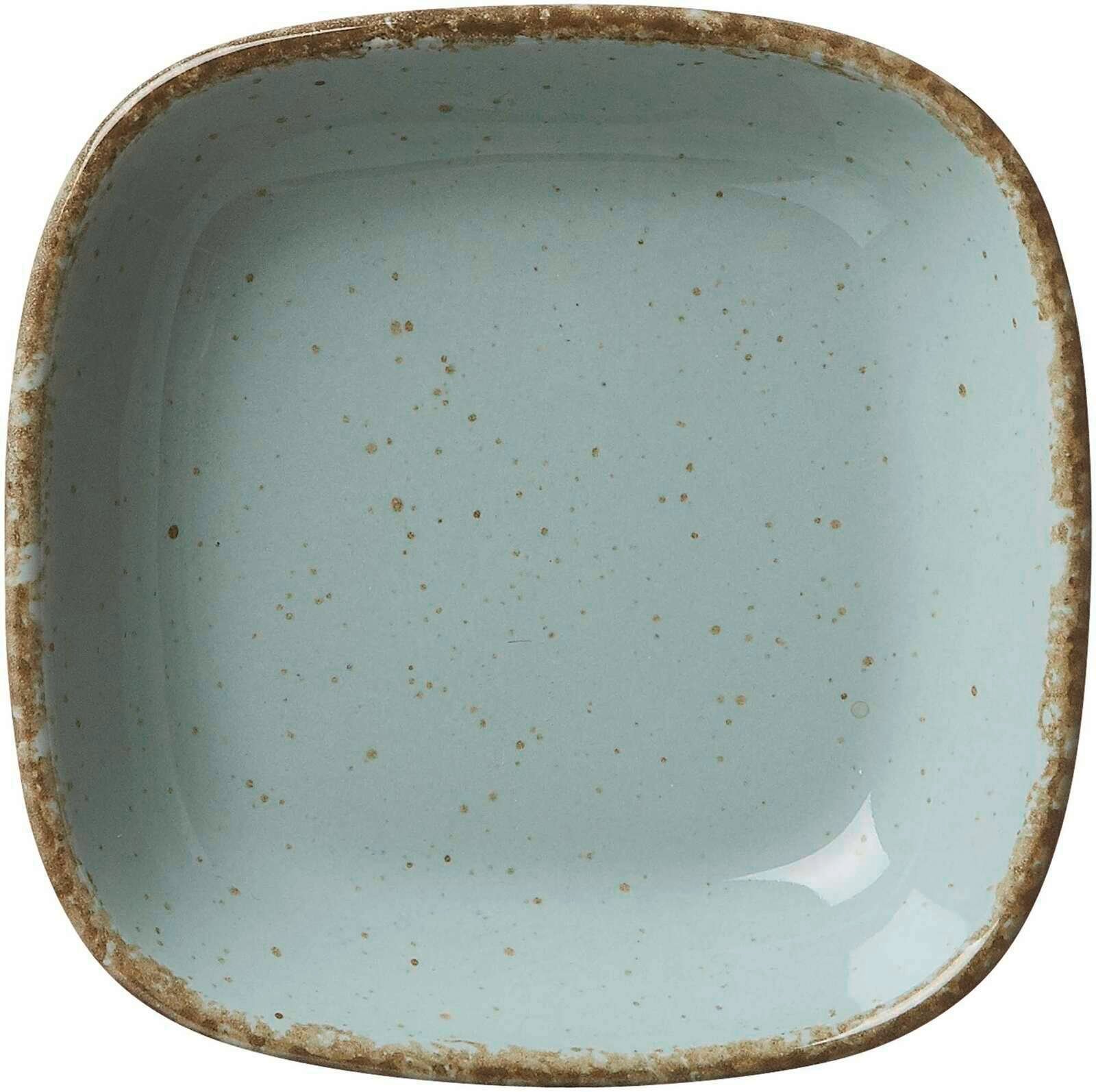 Ritzenhoff & Breker Dipschale 9cm CASA eckig blau, Porzellan
