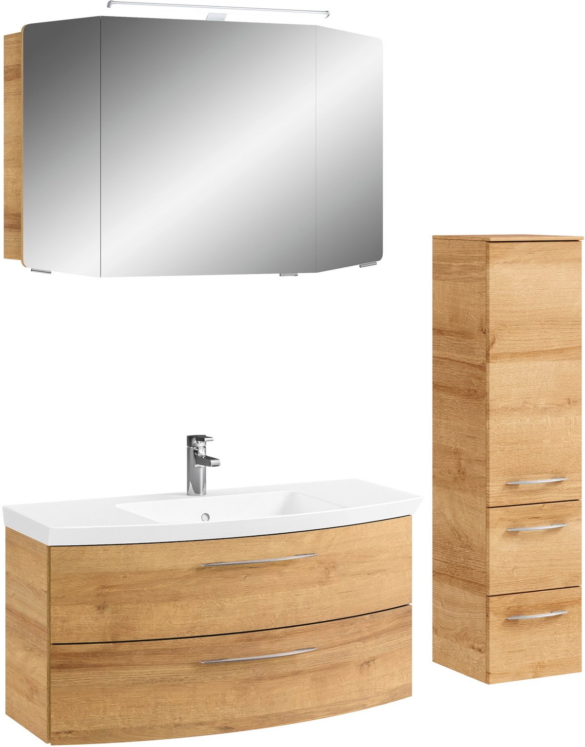 Pelipal Badkombination CASSCA SPRINT, Holznachbildung