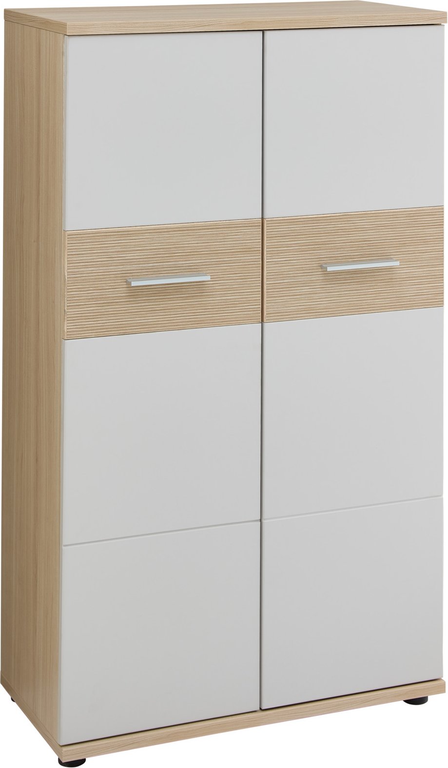 Stylife Aktenschrank niedrig BASEL OFFICE, Holznachbildung