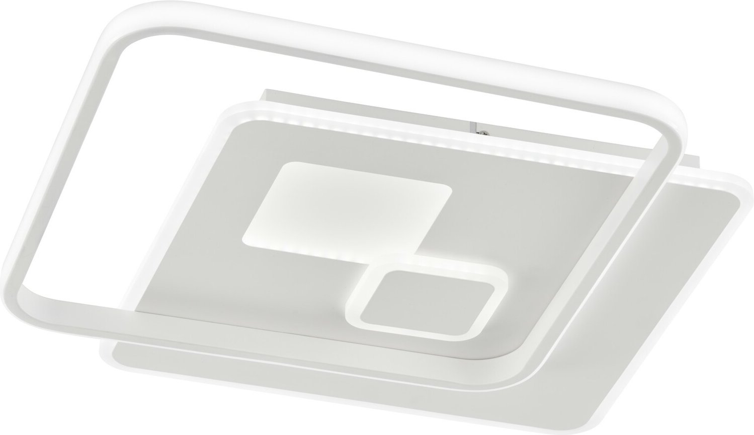 WOFI Leuchten LED-Deckenleuchte AKON, Materialmix